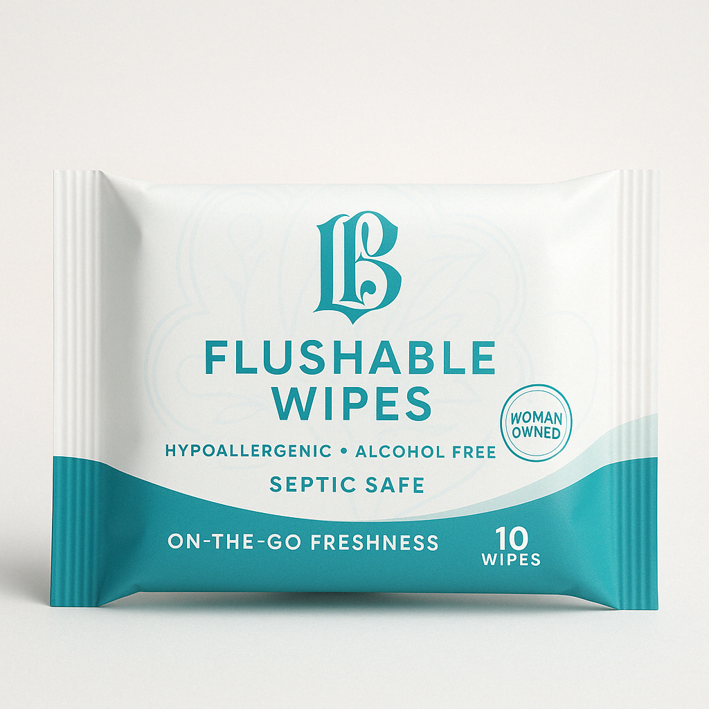 L&B Flushable Wipes - 10 Count Travel Pack