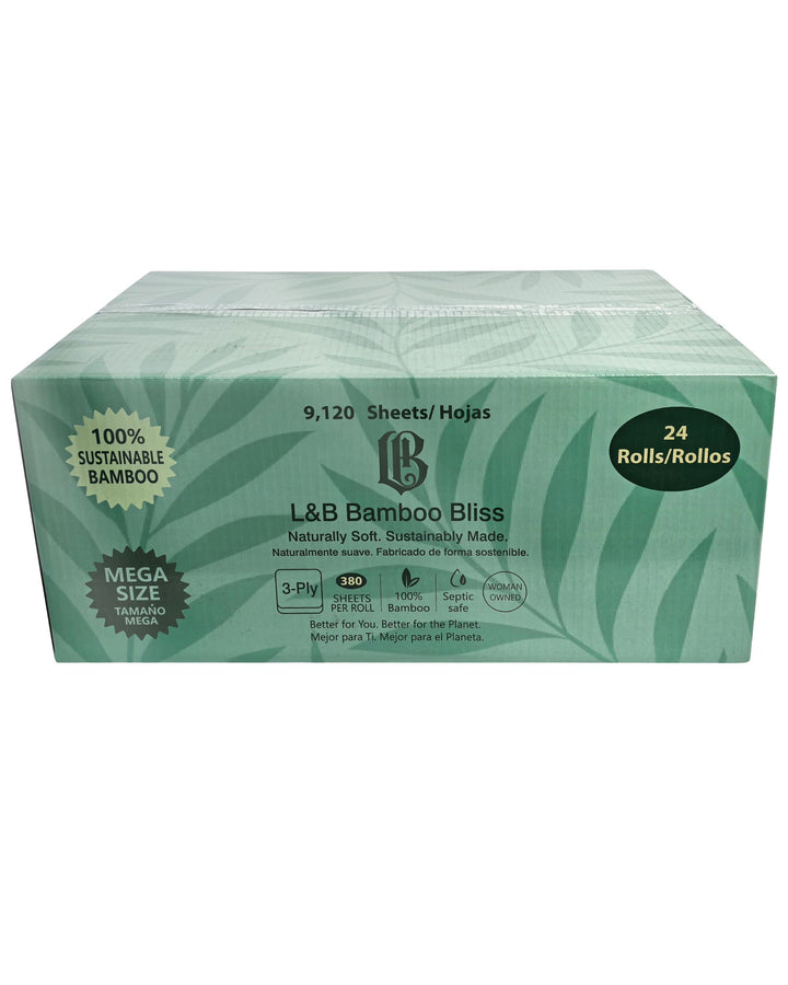 L&B Bamboo Bliss - Value Pack (24 Mega Rolls)