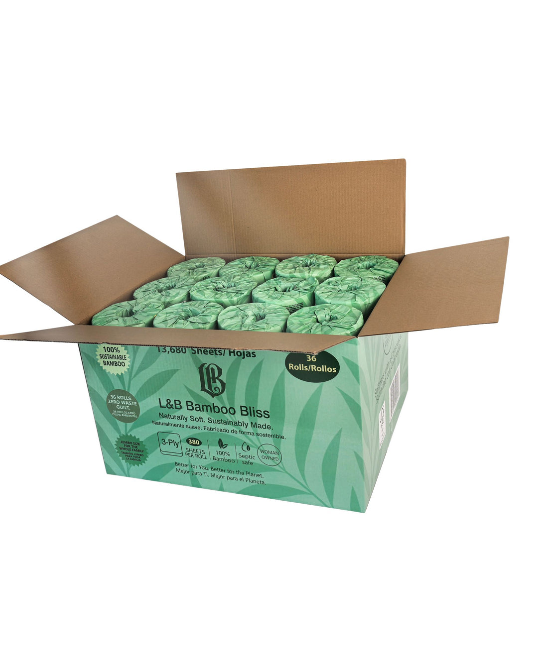 L&B Bamboo Bliss - 12 Mega Rolls