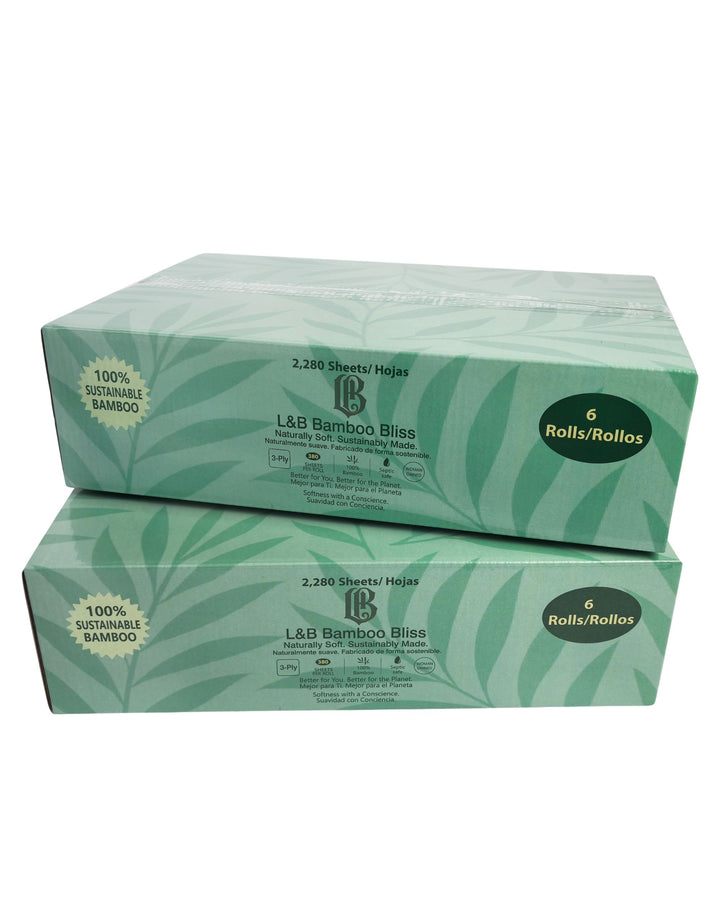 L&B Bamboo Bliss - 6 Mega Rolls