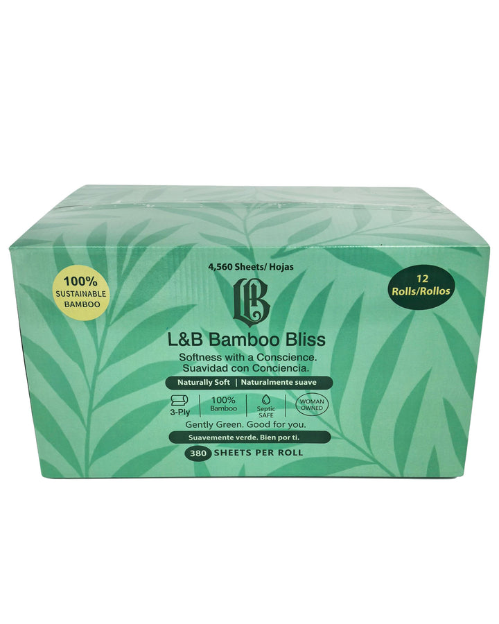L&B Bamboo Bliss - 12 Mega Rolls