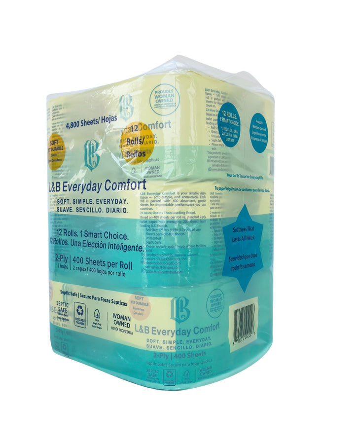 L&B Everyday Comfort - 12 Mega Rolls