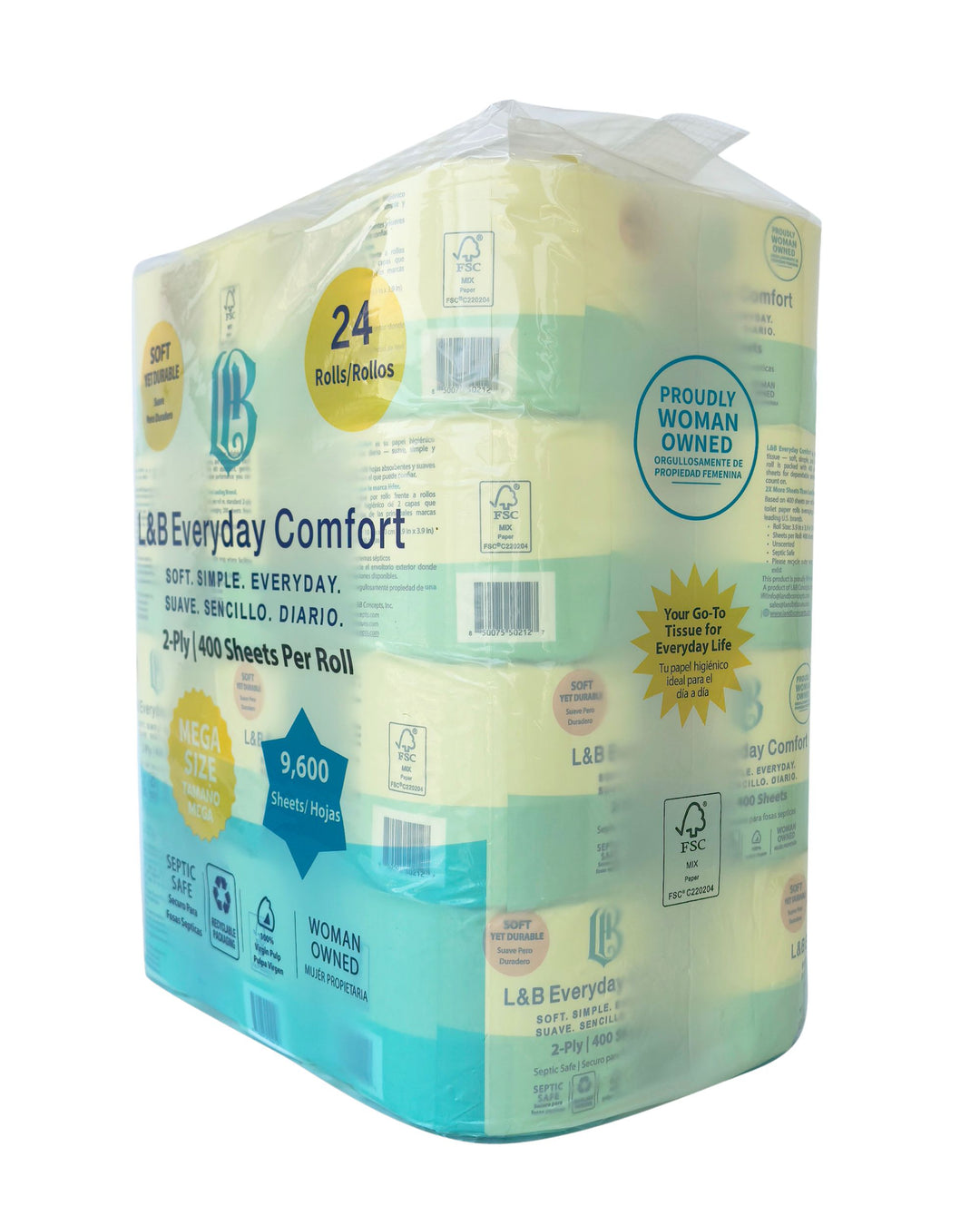 L&B Everyday Comfort - Value Pack (24 Mega Rolls)