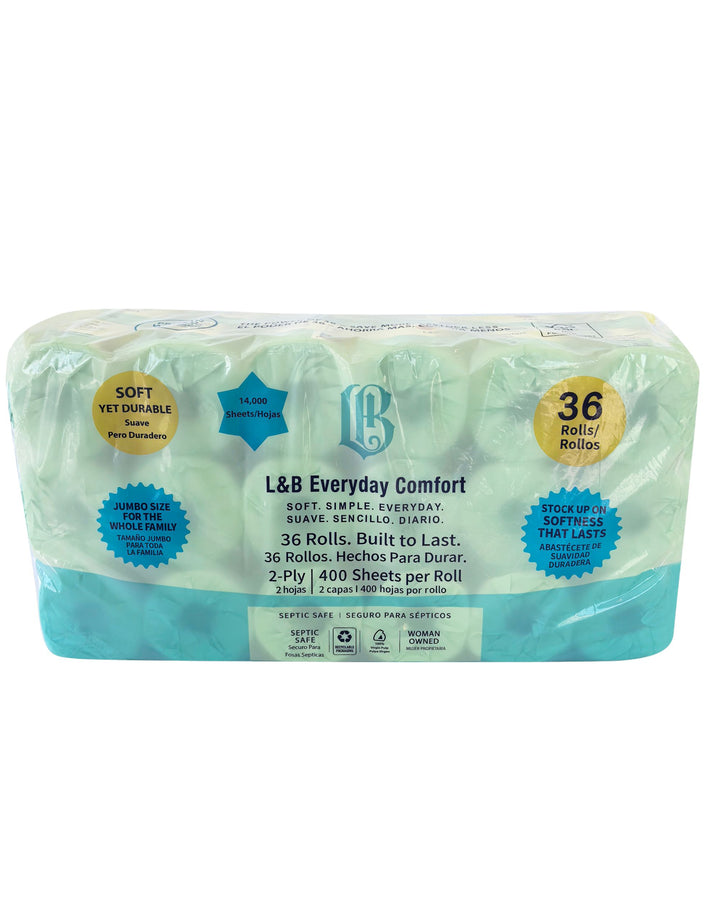 L&B Everyday Comfort - Jumbo Pack (36 Mega Rolls)