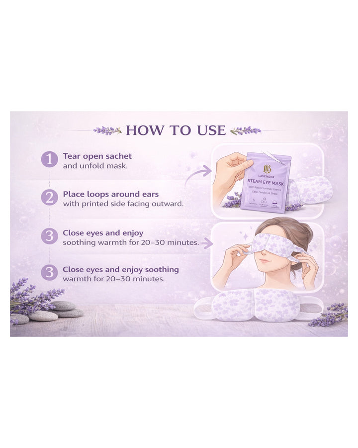 Lavender Steam Eye Mask