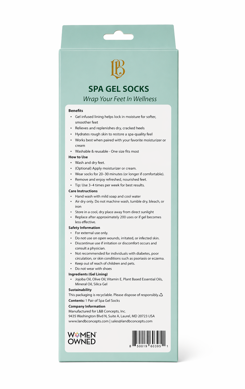 Spa Gel Socks