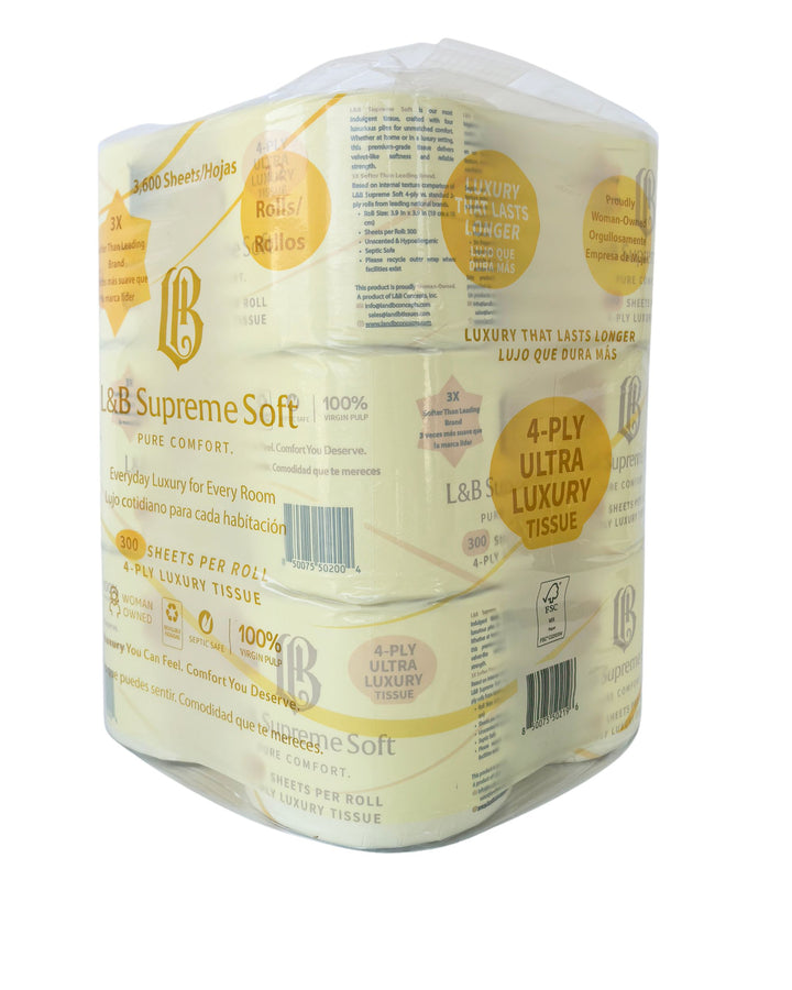 L&B Supreme Soft - 12 Mega Rolls
