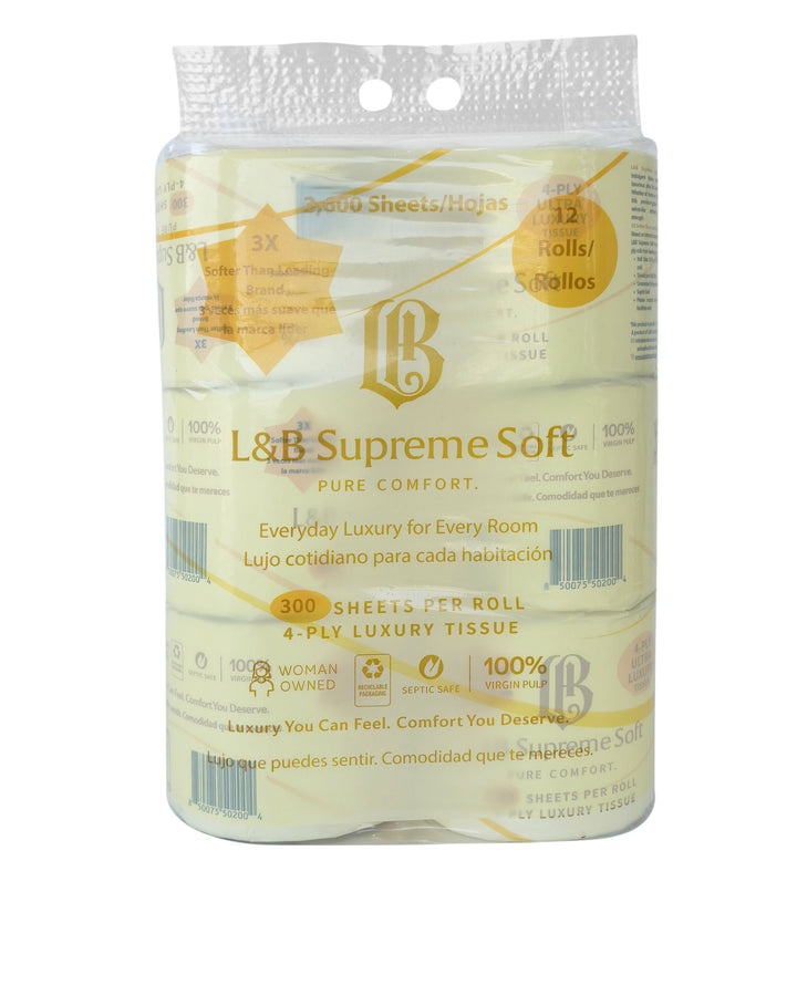 L&B Supreme Soft - 12 Mega Rolls