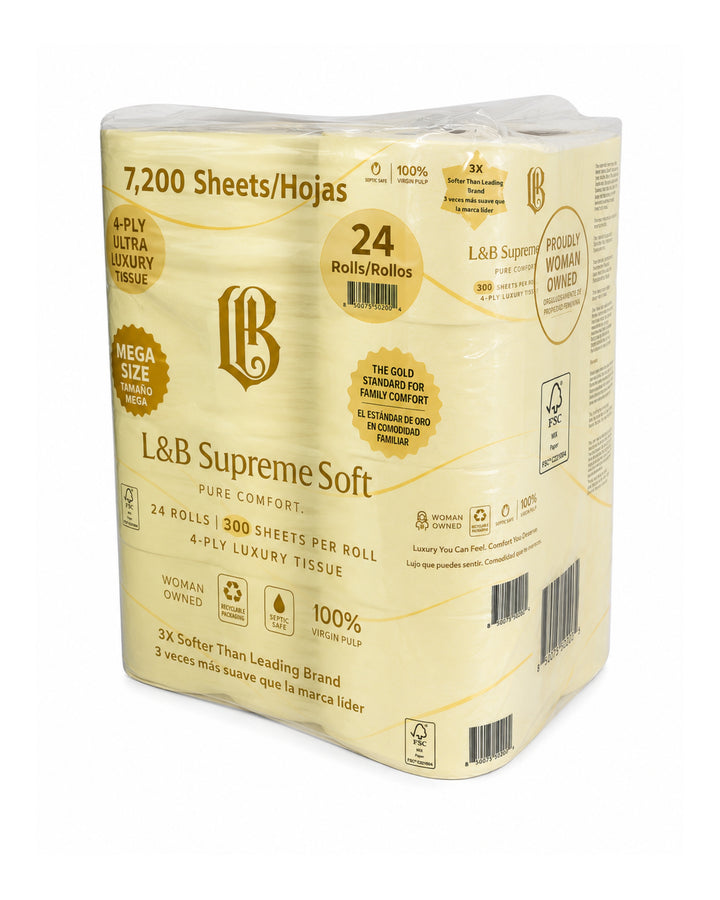 L&B Supreme Soft - Value Pack (24 Mega Rolls)