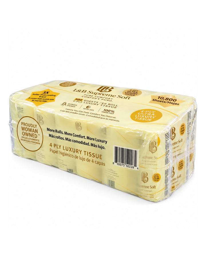 L&B Supreme Soft - Jumbo Pack (36 Mega Rolls)