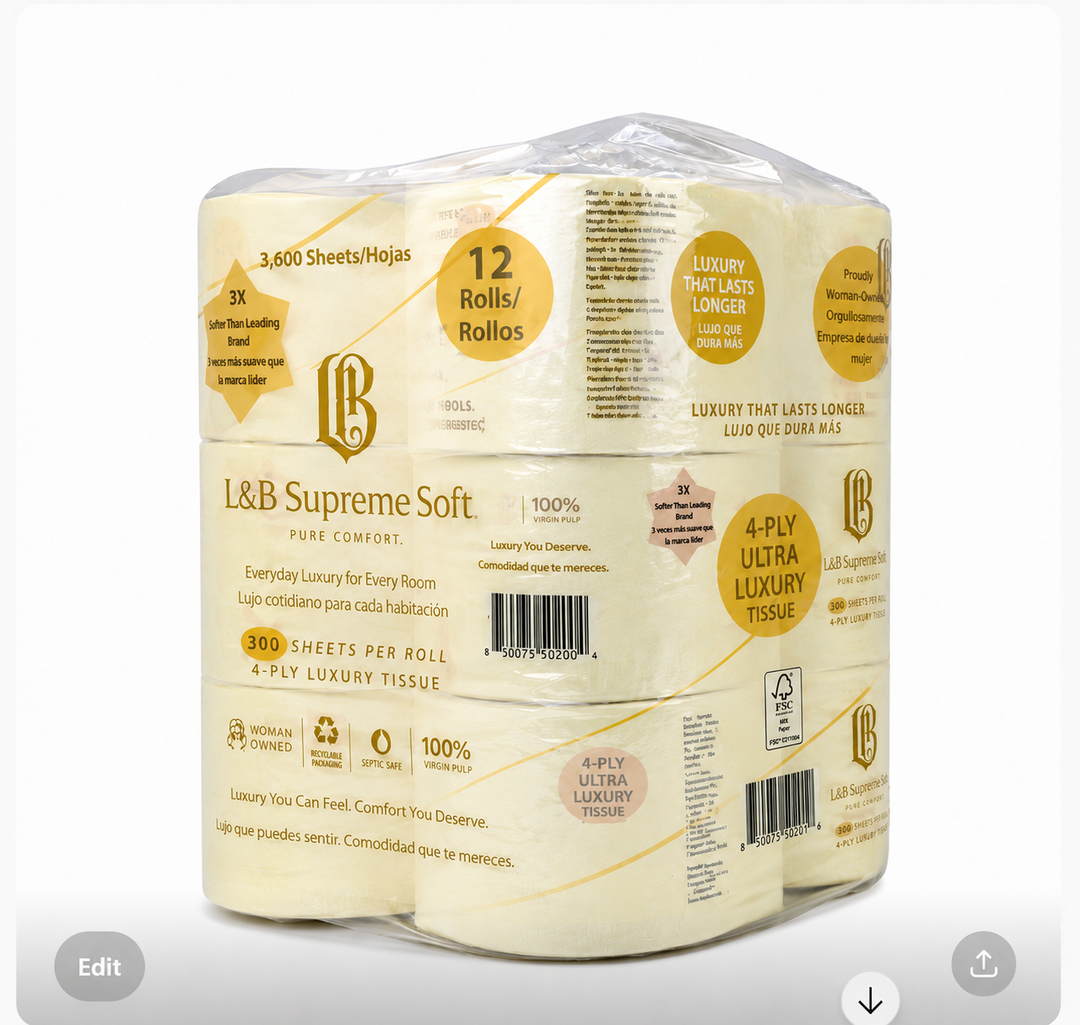 L&B Supreme Soft - 12 Mega Rolls