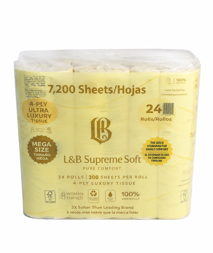 L&B Supreme Soft - Value Pack (24 Mega Rolls)