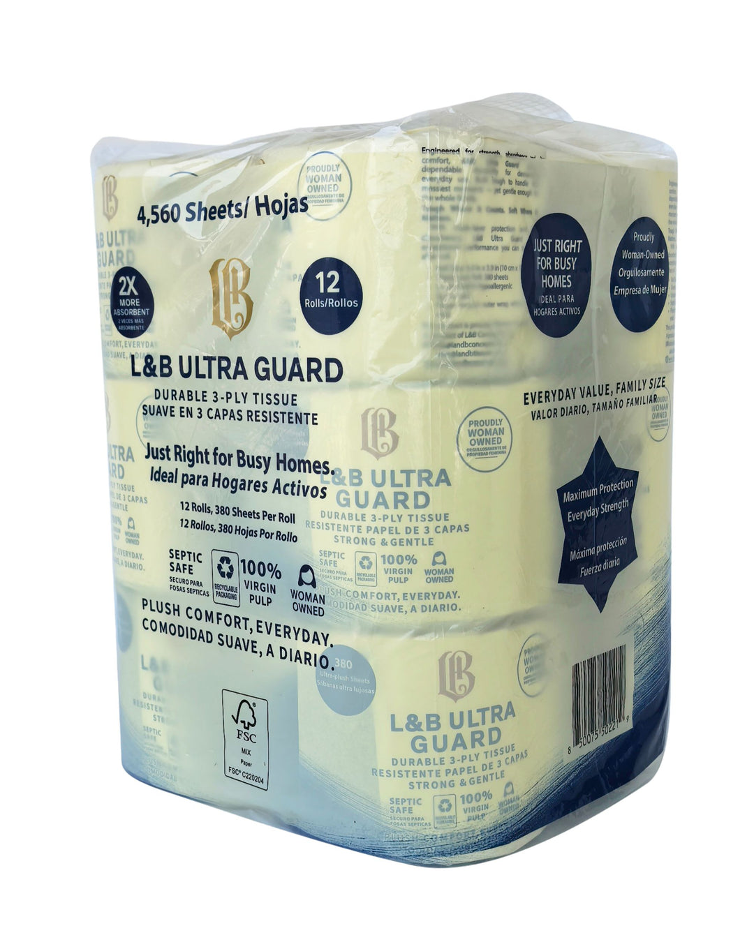 L&B Ultra Guard - 12 Mega Rolls