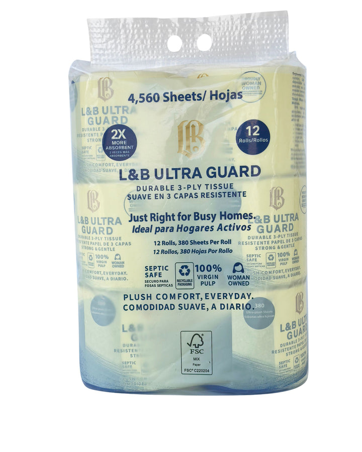 L&B Ultra Guard - 12 Mega Rolls