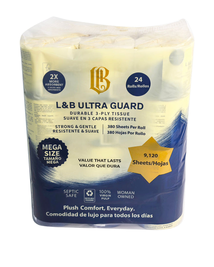 L&B Ultra Guard - Value Pack (24 Mega Rolls)