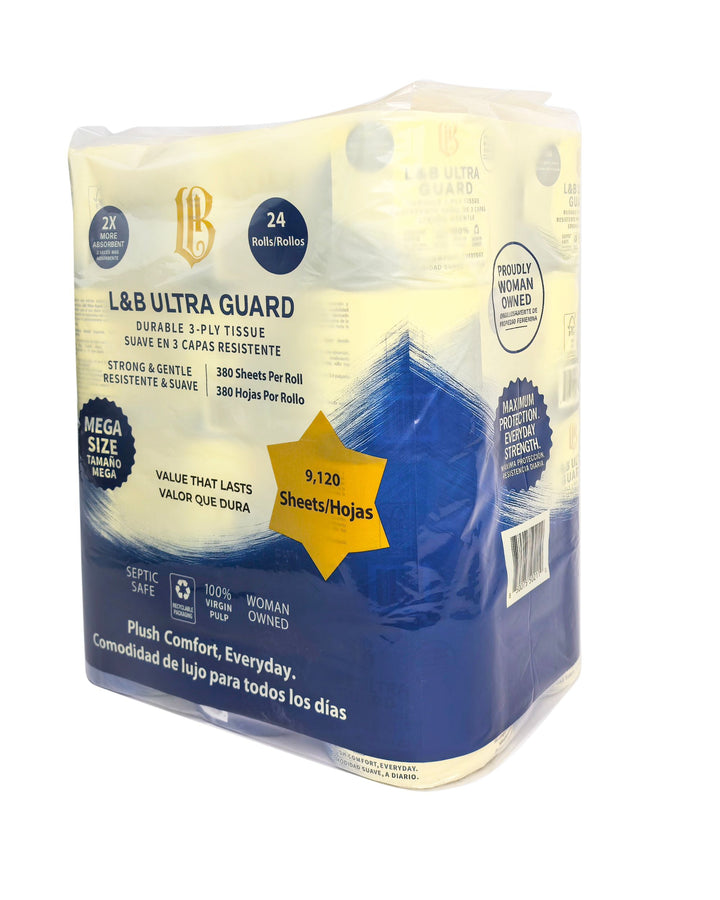 L&B Ultra Guard - Value Pack (24 Mega Rolls)