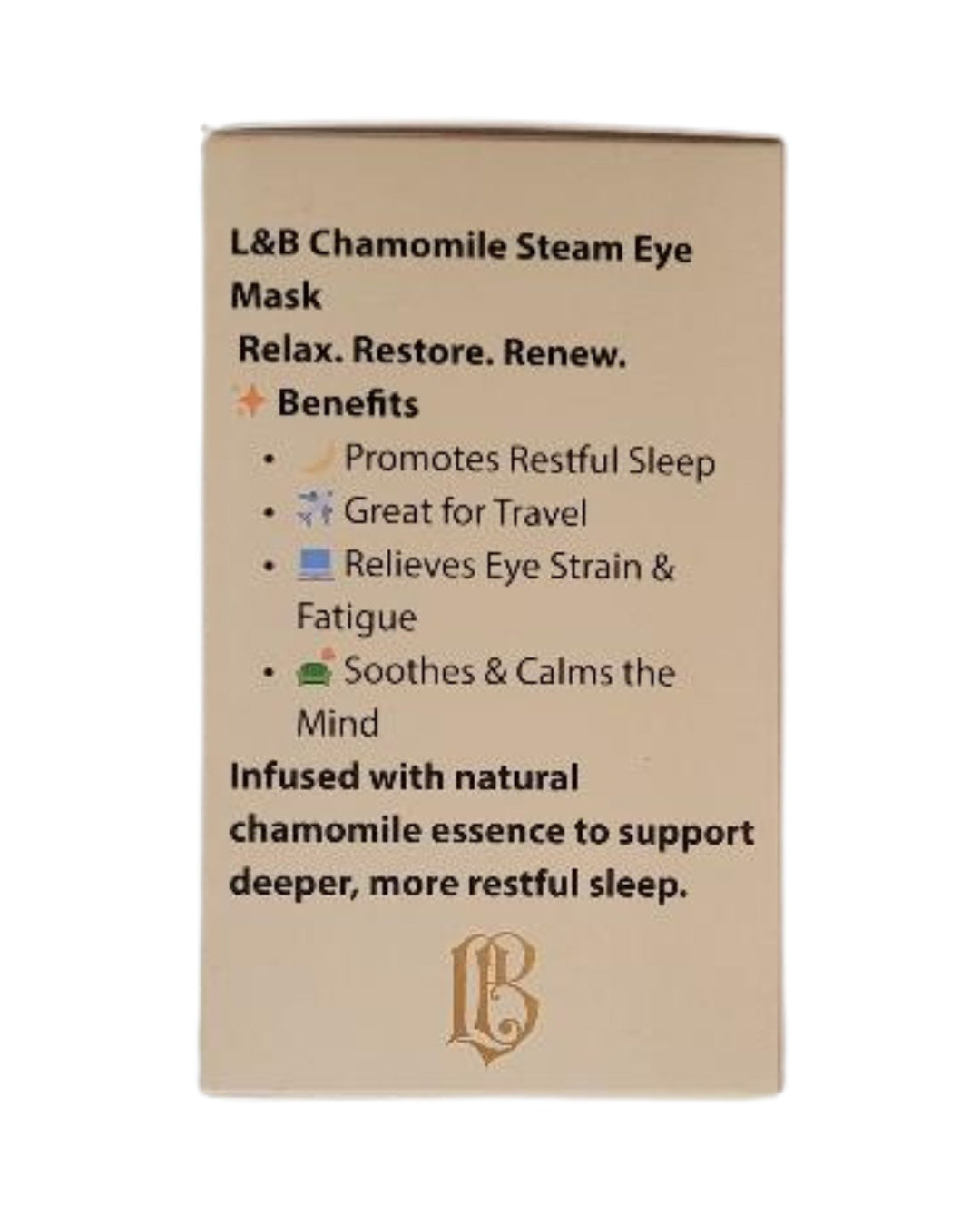 Chamomile Steam Eye Mask