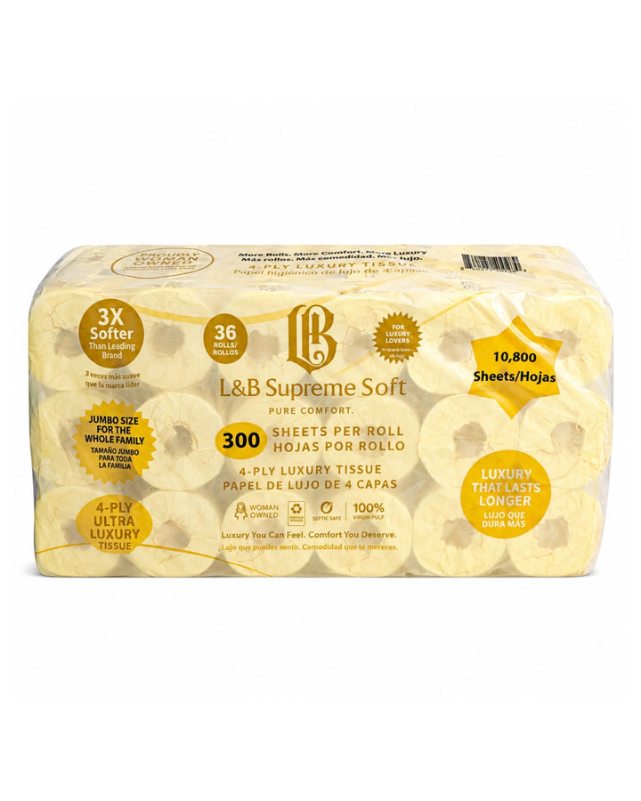 L&B Supreme Soft - Jumbo Pack (36 Mega Rolls)