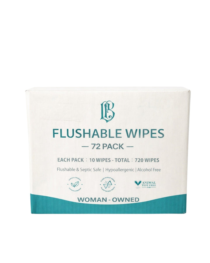 L&B Flushable Wipes - 10 Count Travel Pack